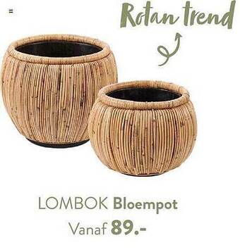 Casa Lombok bloempot aanbieding