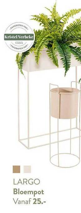 Casa Largo bloempot aanbieding