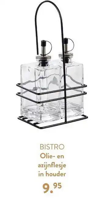 Casa Bistro olie en azijnflesje in houder aanbieding
