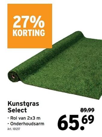 GAMMA Kunstgras select 2x3 m aanbieding
