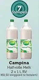 BelBev Campina halfvolle melk aanbieding