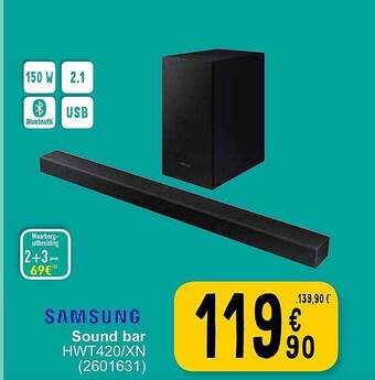 Cora Samsung sound bar aanbieding
