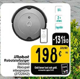 Cora Irobot robotstofzuiger aanbieding