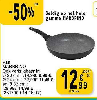 Cora Pan marbrino aanbieding
