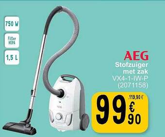 Cora Aeg stofzuiger met zak aanbieding