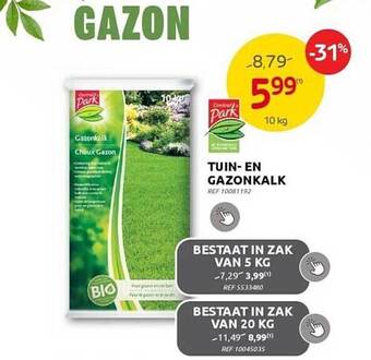 Brico Tuin en gazonkalk aanbieding