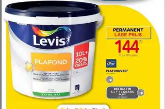 Brico Levis plafondverf aanbieding