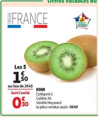 Auchan Kiwi aanbieding