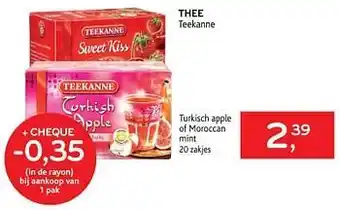 Alvo Thee teekanne turkisch apple of moroccan mint aanbieding