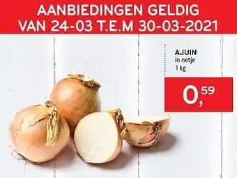 Alvo Ajuin in netje 1 kg aanbieding