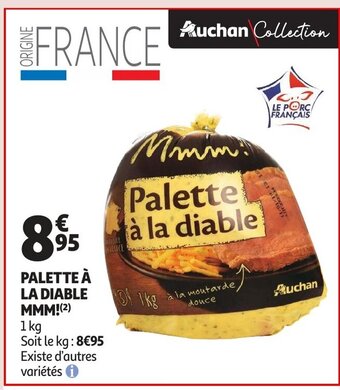 Auchan Mmm! Palette a la diable 1kg aanbieding