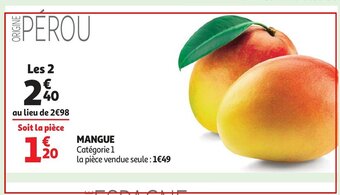 Auchan Mangue les 2 aanbieding