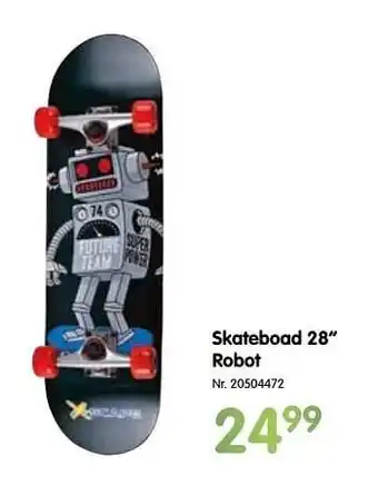 Fun Skateboad 28`` robot aanbieding