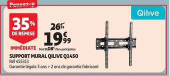 Auchan Qilive Support mural Q1450 aanbieding