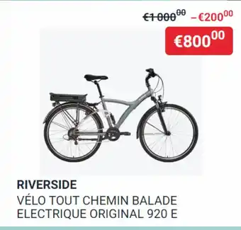 Decathlon Riverside Velo Tout Chemin Balade Electrique Original 920 E aanbieding