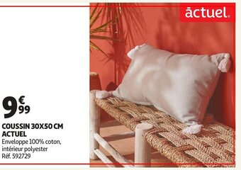 Auchan Actuel coussin 30 x 50cm aanbieding