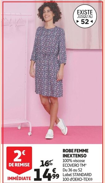 Auchan Robe femme inextenso aanbieding