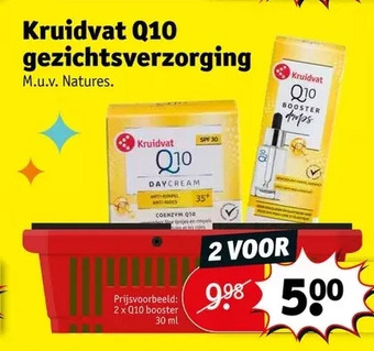 Kruidvat Kruidvat q10 gezichtsverzorging aanbieding