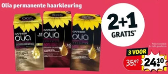 Kruidvat Olia permanente haarkleuring aanbieding