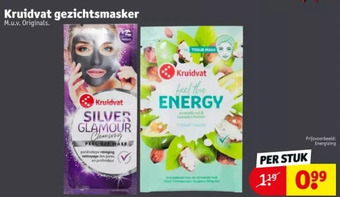 Kruidvat Kruidvat gezichtsmasker aanbieding