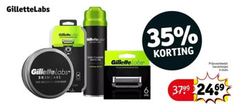 Kruidvat Gillettelabs aanbieding