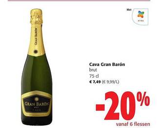 Colruyt Cava gran barón aanbieding