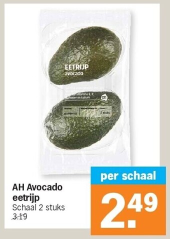 Albert Heijn Ah avocado eetrijp aanbieding