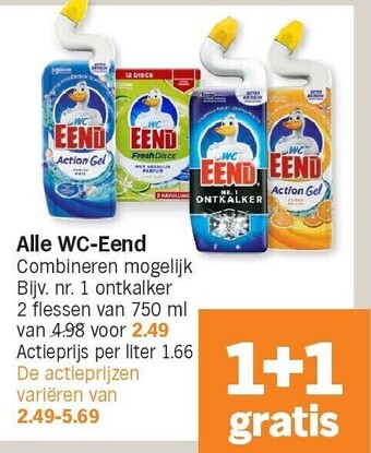 Albert Heijn Alle wc-eend aanbieding