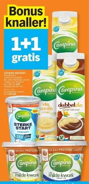 Albert Heijn Campina eetzuivel aanbieding