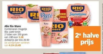 Albert Heijn Alle rio mare aanbieding