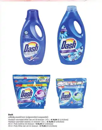 Colruyt Dash vloeibaar wasmiddel aanbieding