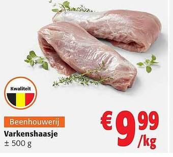 Colruyt Varkenshaasje aanbieding