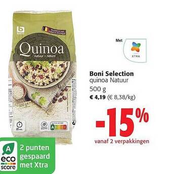 Colruyt Boni selection quinoa natuur aanbieding