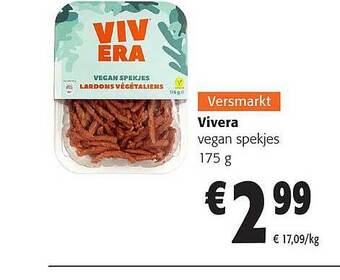 Vivera vegan spekjes
