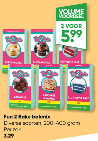 Fun 2 bake bakmix