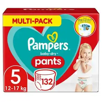 Plein.nl Pampers baby dry luierbroekjes maat 5 (12-17 kg) 132 stuks aanbieding