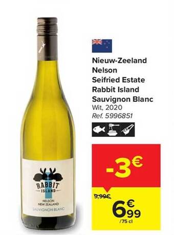 Nieuw-zeeland Nelson Seifried Estate Rabbit Island Sauvignon Blanc