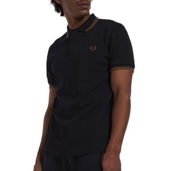 Plutosport Fred perry twin tipped polo heren aanbieding