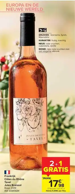 Frankrijk Cotes Du Rhone Tavel Jules Braissol