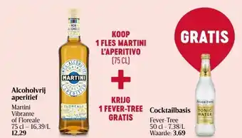 Delhaize Alcoholvrij aperitief aanbieding