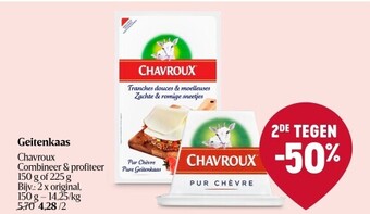 Delhaize Geitenkaas chavroux aanbieding