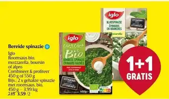 Bereide spinazie iglo