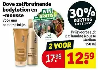 Kruidvat Tanning mousse medium aanbieding