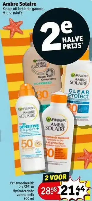 Kruidvat Spf 30 hydraterende zonnemelk aanbieding