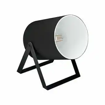 Leen Bakker EGLO tafellamp Villabate - zwart/wit - Leen Bakker aanbieding
