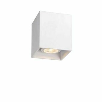 Leen Bakker Lucide plafondspot Bodi 1 - wit - Ø8 cm - Leen Bakker aanbieding