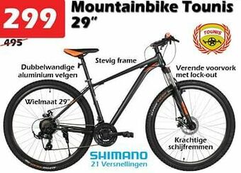 iTEK Mountainbike tounis 29`` aanbieding