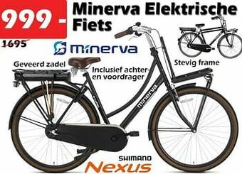 iTEK Minerva elektrische fiets aanbieding