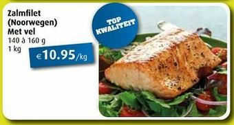 Aronde Zalmfilet met vel aanbieding