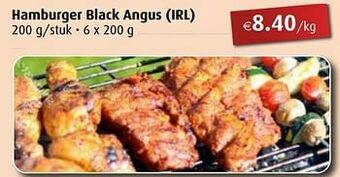 Hamburger black angus
